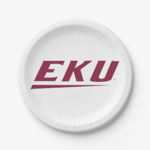Eastern Kentucky University EKU Paper Plate