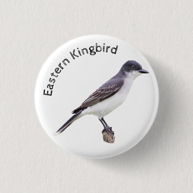 Eastern Kingbird 3 Cm Round Badge (Front)