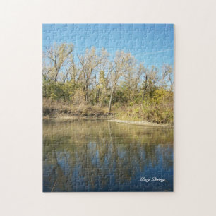 Eastern Nebraska Gravel Pit Jigsaw Puzzle