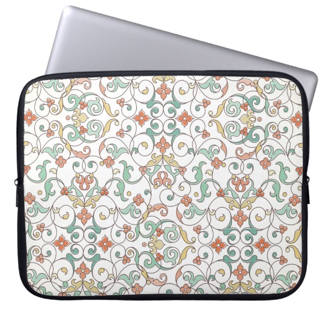 Eastern ornate border element. laptop sleeve (Front)