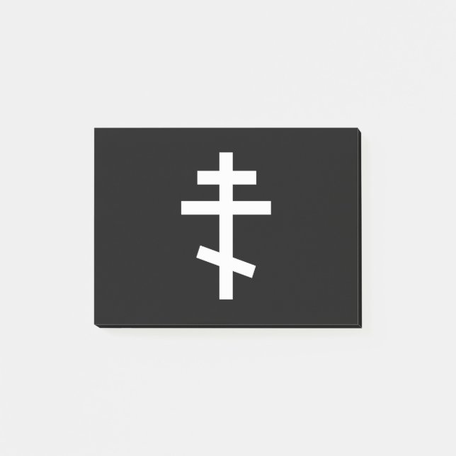 Eastern Orthodox Cross Post-it Notes (Front)