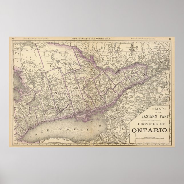 Eastern part of Ontario Poster (Front)
