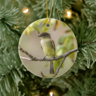 Eastern Phoebe | Ceramic Ornament