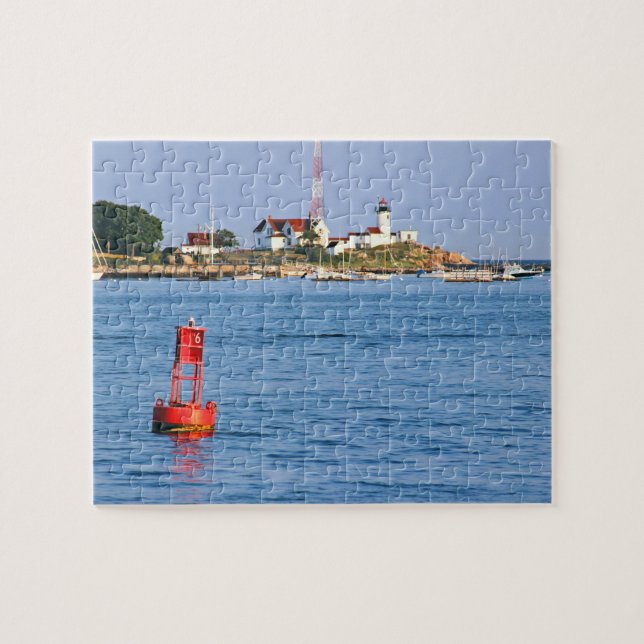 Eastern Point Lighthouse, Gloucester Massachusetts Jigsaw Puzzle (Horizontal)
