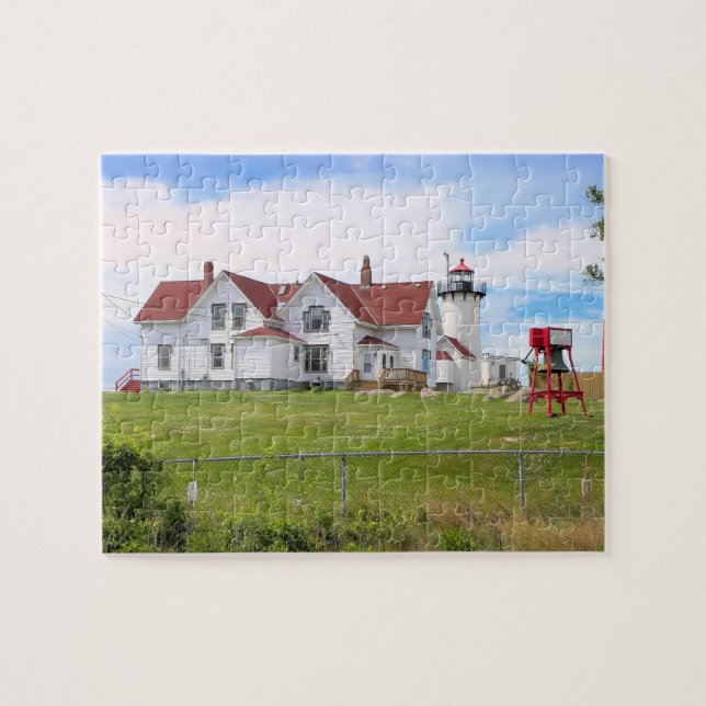Eastern Point Lighthouse, Gloucester Massachusetts Jigsaw Puzzle (Horizontal)