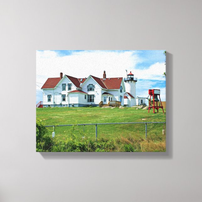 Eastern Point Lighthouse, MA Wrapped Canvas (Front)