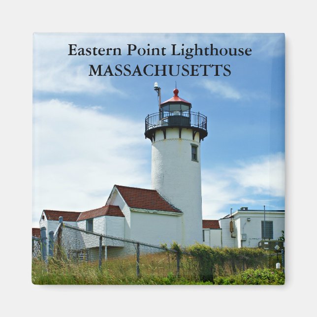 Eastern Point Lighthouse, Massachusetts Magnet (Front)