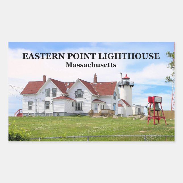 Eastern Point Lighthouse, Massachusetts Stickers (Front)