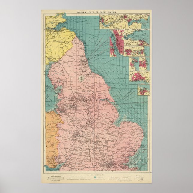 Eastern ports of Great Britian Poster (Front)