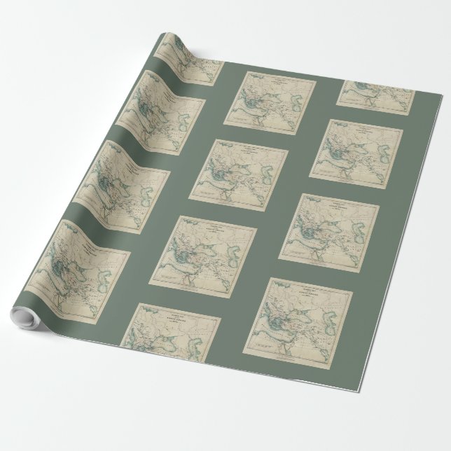 Eastern Roman Empire Wrapping Paper (Unrolled)