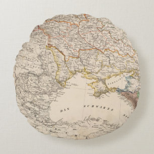 Eastern Russia Round Cushion