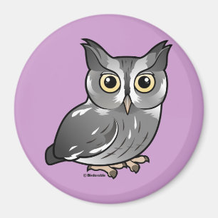 Eastern Screech Owl (Grey Phase) Magnet