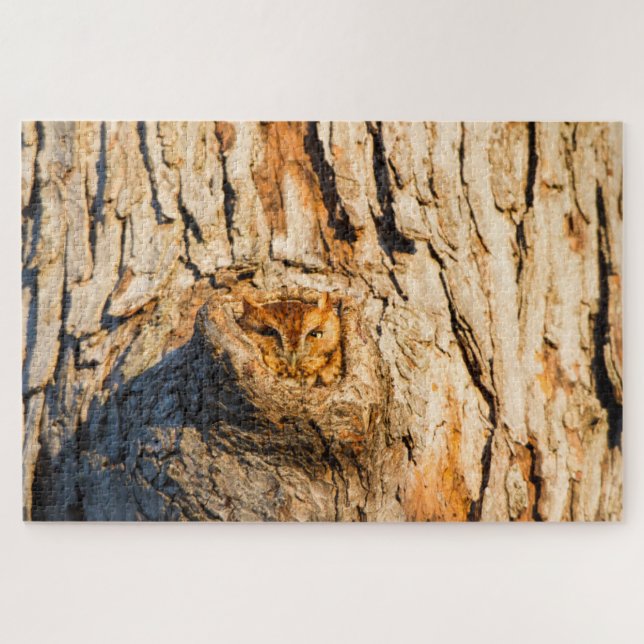 Eastern Screech-Owl Jigsaw Puzzle (Horizontal)