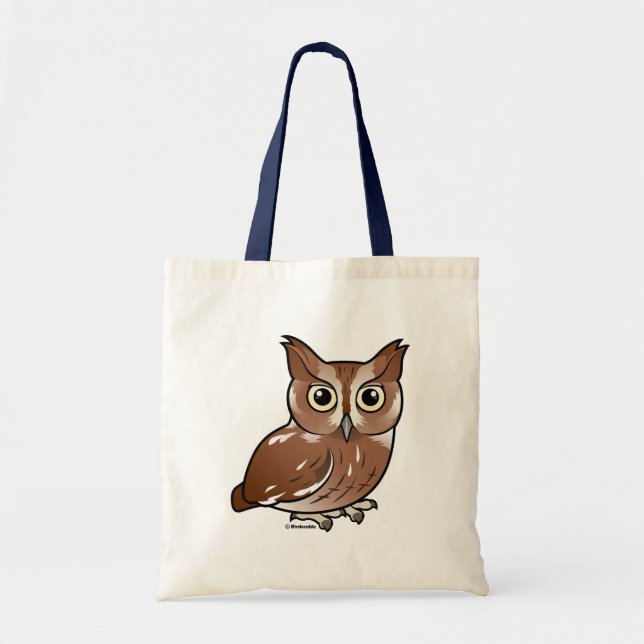 Eastern Screech Owl (Red Phase) Tote Bag (Front)