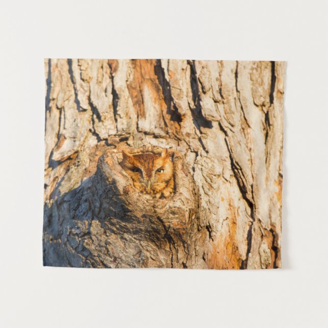 Eastern Screech-Owl Tapestry (Front (Horizontal))