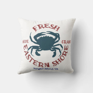 Eastern Shore Fresh Blue Crabs Cushion