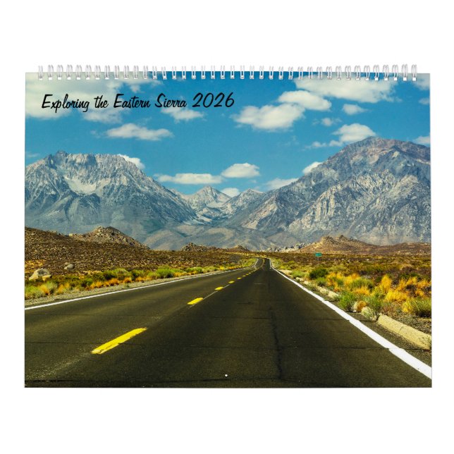 Eastern Sierra 2026 Wall Calendar Mountain Photos (Cover)