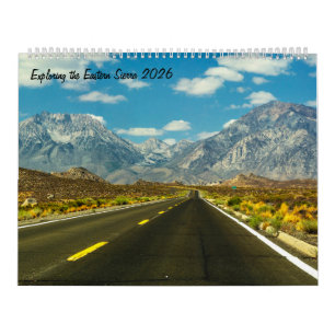 Eastern Sierra Calendar 2026 Mountain Road