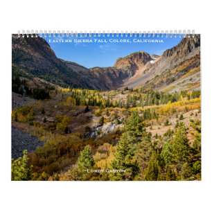 Eastern Sierra Fall Colours, California Calendar