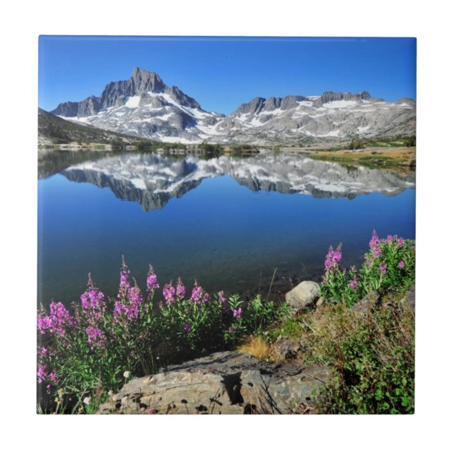 Eastern Sierra Mountains Ceramic Tile (Front)