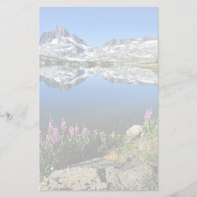 Eastern Sierra Mountains Stationery (Front)