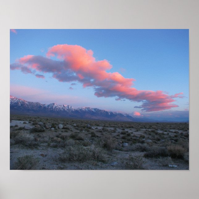 Eastern Sierra Sunrise Art Print (Front)