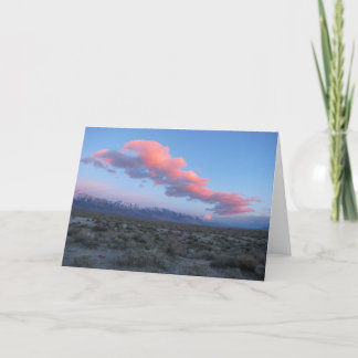 Eastern Sierra Sunrise Greeting Card