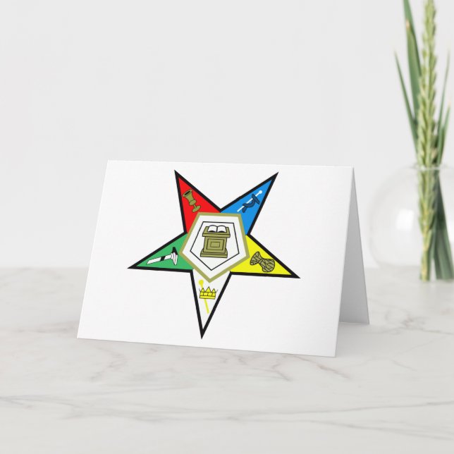 Eastern Star Card (Front)