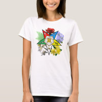 Eastern Star Floral T-shirt
