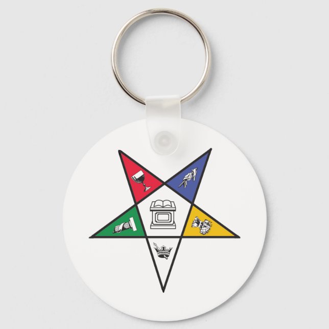 Eastern Star Key Ring (Front)