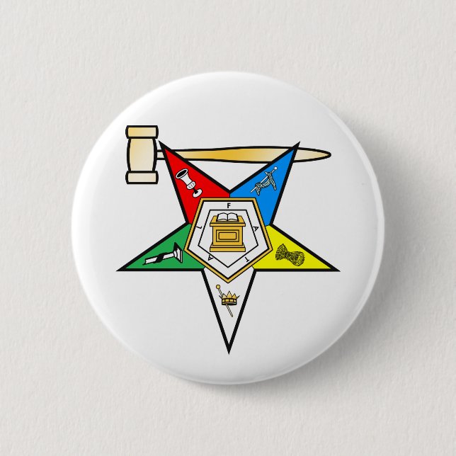 Eastern Star Past Matron items 6 Cm Round Badge (Front)
