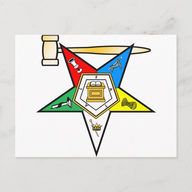 Eastern Star Past Matron items Postcard (Front)