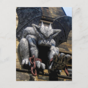 Eastern State Gargoyle CB Postcard