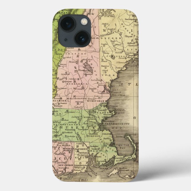 Eastern States Olney Map Case-Mate iPhone Case (Back)