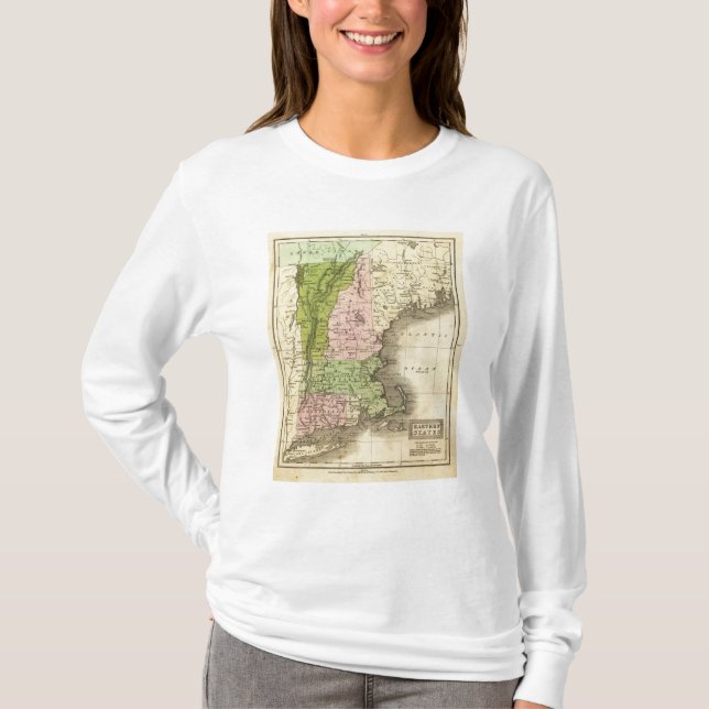Eastern States Olney Map T-Shirt (Front)