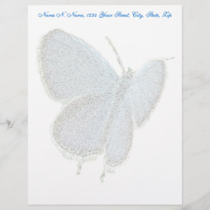 Eastern-Tailed Blue Butterfly Letterhead