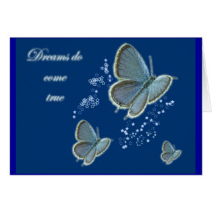 Eastern Tailed Blue Dreams Inspirational Card