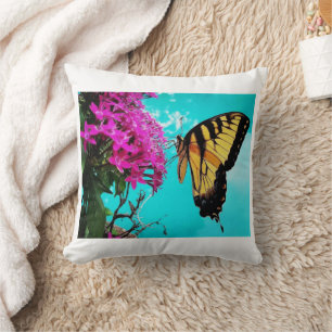 Eastern Tiger Swallowtail Butterfly #2 Cushion