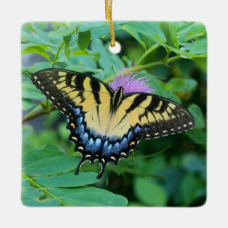 Eastern Tiger Swallowtail Butterfly Ceramic Ornament