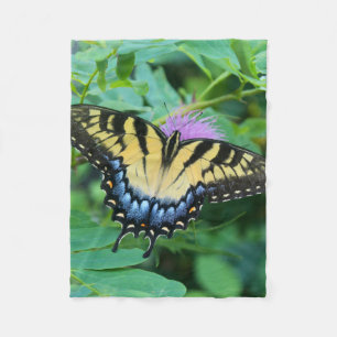 Eastern Tiger Swallowtail Butterfly Fleece Blanket