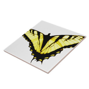 Eastern Tiger Swallowtail Butterfly Photo Ceramic Tile