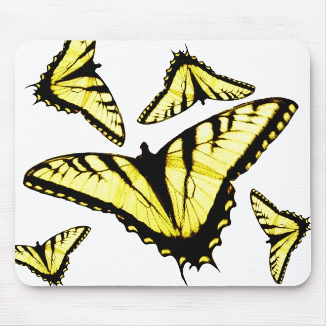 Eastern Tiger Swallowtail Butterfly Photo Mouse Pad (Front)