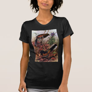 Eastern Towhees and Purple Aster T-Shirt