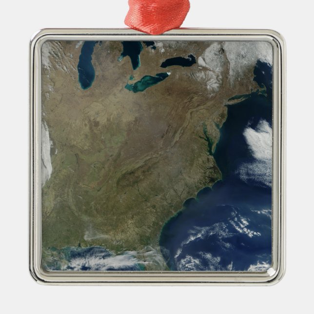 Eastern United States Metal Ornament (Front)