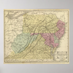 Eastern US Poster