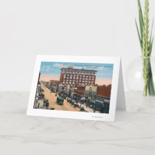 Eastern View of Central AvenueGreat Falls, MT Holiday Card