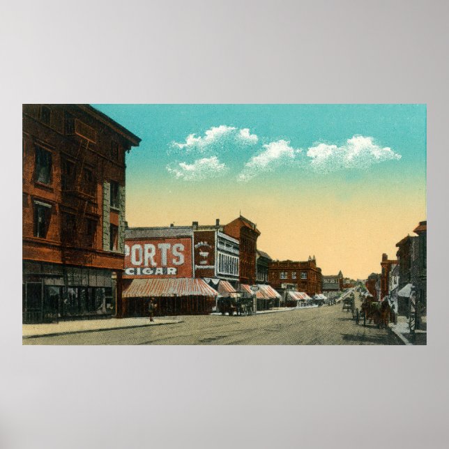 Eastern View of Grand Avenue Poster (Front)