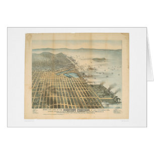 Eastern View of San Francisco, CA. (1529A)