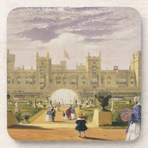 Eastern view of the Castle and Garden, Windsor Cas Coaster