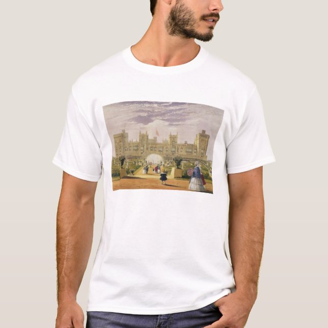 Eastern view of the Castle and Garden, Windsor Cas T-Shirt (Front)